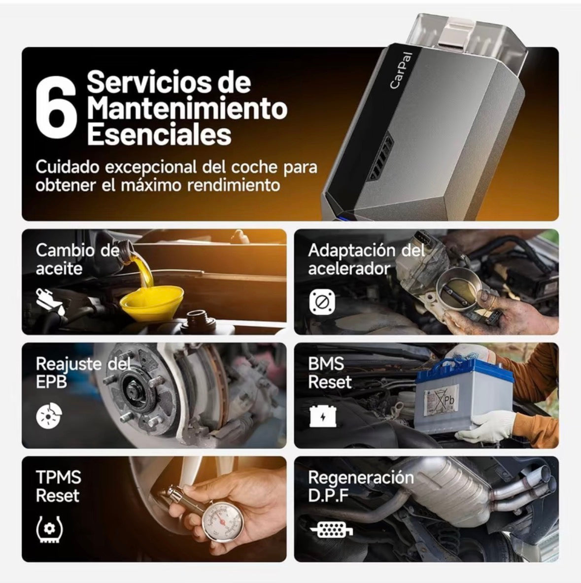 Autvel OBD2 Diagnosis Bluetooth,Diagnosis Coche multimarca para IOS y Android.
