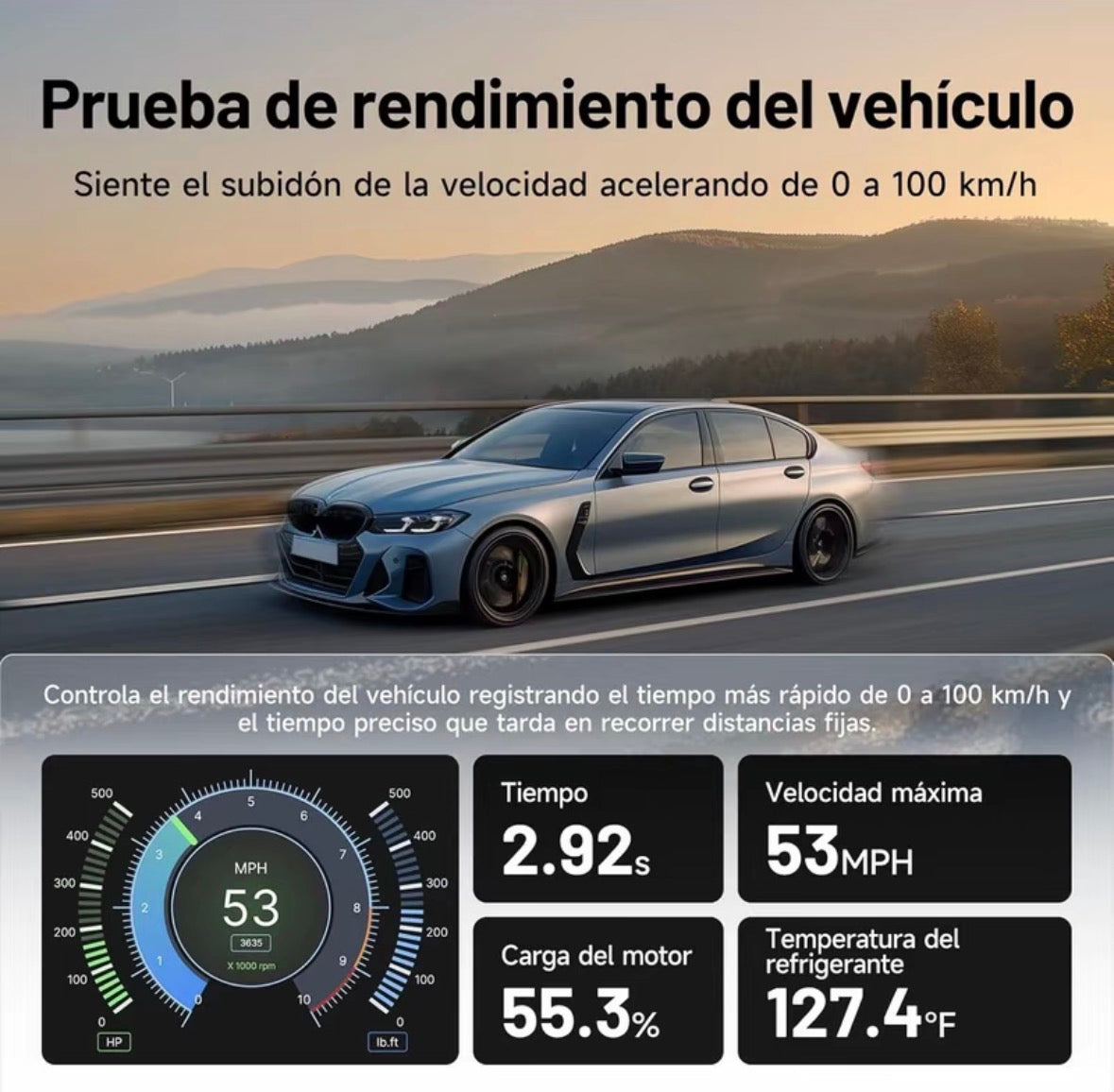 Autvel OBD2 Diagnosis Bluetooth,Diagnosis Coche multimarca para IOS y Android.