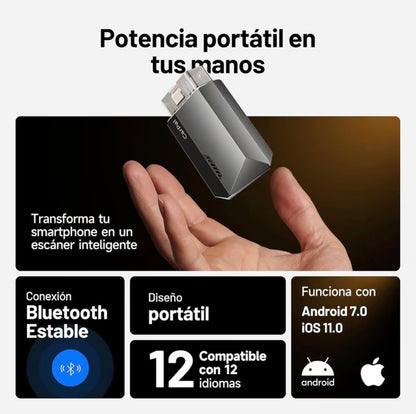 Autvel OBD2 Diagnosis Bluetooth,Diagnosis Coche multimarca para IOS y Android.