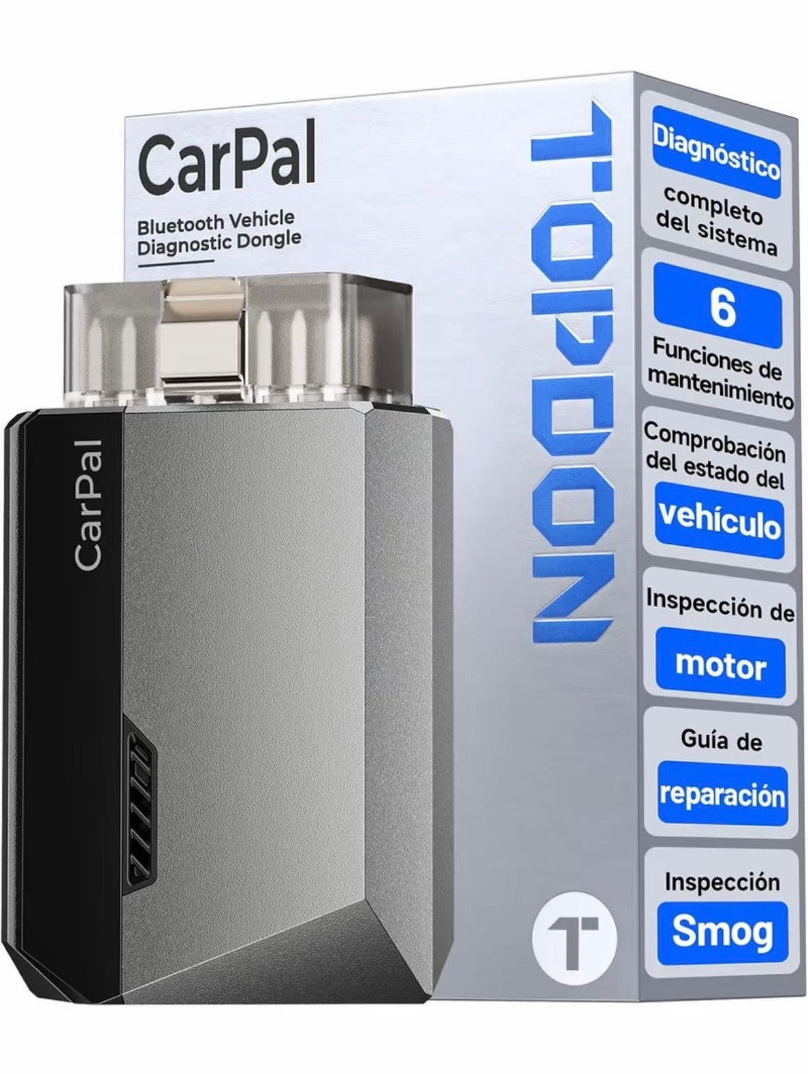 Carpal OBD2 Diagnosis Bluetooth,Diagnosis Coche multimarca para IOS y Android.